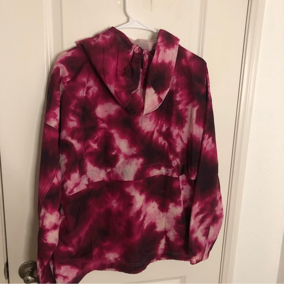 Champion jacket tie dye rare Hoodie jacket Pink M - Picture 8 of 11